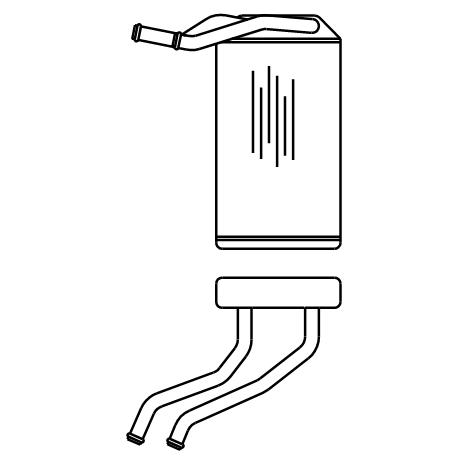 Heater Matrix - Toyota - Hi Lux 1996-2003 +- Air Con - 20785