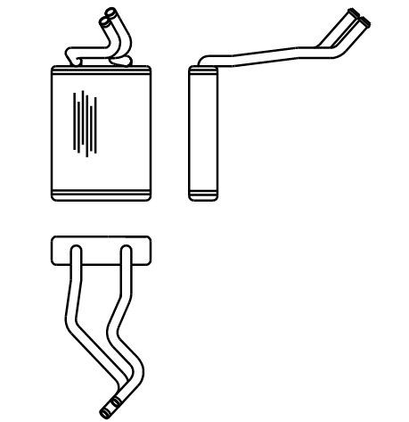 Heater Matrix - Jeep - Grand Cherokee 1999- - 20786