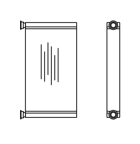 Heater Matrix - Toyota - Hino Dyna 1997- - 20792