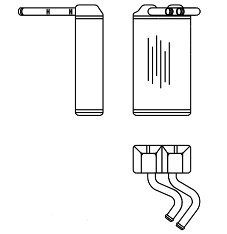 Heater Matrix - Austin Rover - 400 Series 1995- - 20794