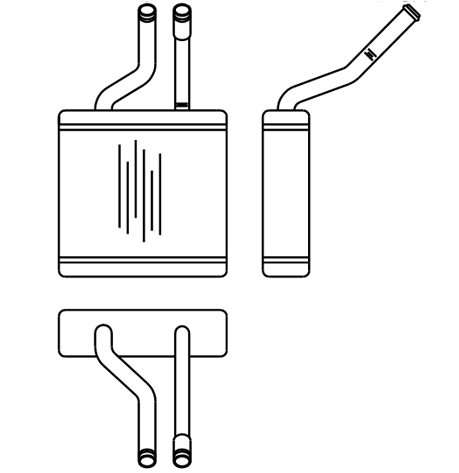 Heater Matrix - Toyota - Cavalier 1997- - 20795