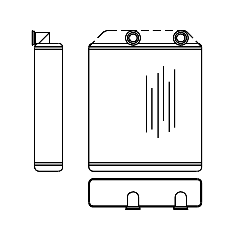 Heater Matrix - Mitsubishi - Gallant V - 20796