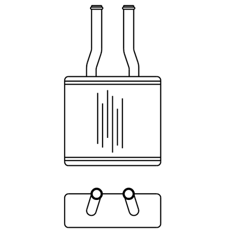 Heater Matrix - Mazda - Demio 1999 lhd - 20798