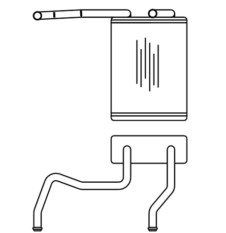 Heater Matrix - Toyota - Landcruiser 80 Series - 20808