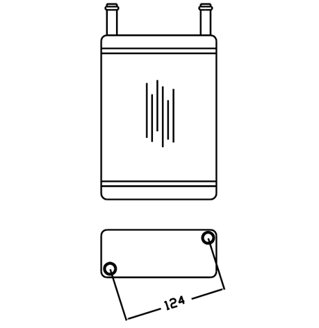 Heater Matrix - Austin Rover - Mini 1963-69 - 20810