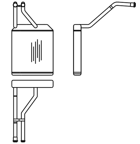 Heater Matrix - Jeep - Cherokee 1997-01 (facelift) - 20811