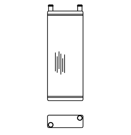 Heater Matrix - Bus - Heater Demister - 20814