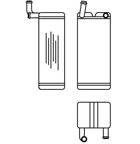 Heater Matrix - Hillman - Imp - 20815