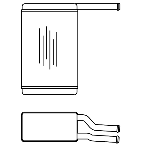 Heater Matrix - Ford - Cortina Mk2 - 20816