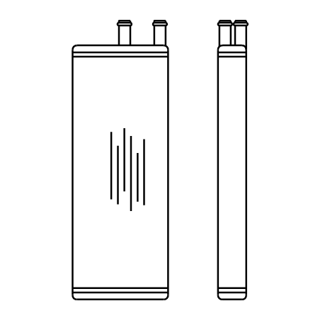 Heater Matrix - Mercedes - Bus - 20819