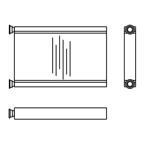 Heater Matrix - Hino - Truck - 20820