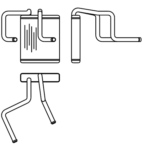 Heater Matrix - Subaru - Impreza WRX Turbo 1996-98 - 20822