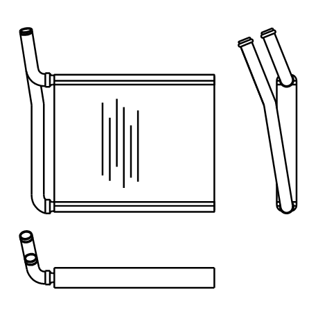 Heater Matrix - Toyota - Hi Ace 2004- - 20827