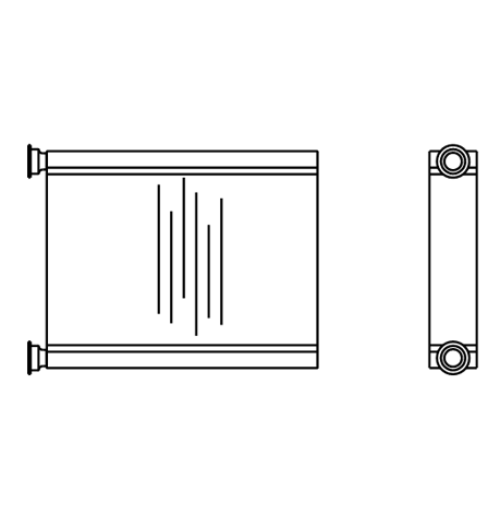 Heater Matrix - Suzuki - Grand Vitara 2000 - 20829