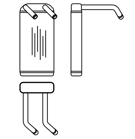 Heater Matrix - Toyota - Rav 4 1994-97 - 20830