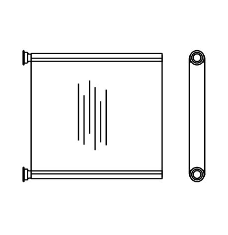 Heater Matrix - Komatsu - Cab - 20831