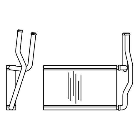 Heater Matrix - Mazda - MPV 1999 - 20844