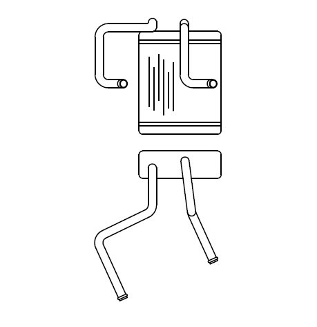 Heater Matrix - Subaru - Impreza WRX Turbo 1995-96 - 20848