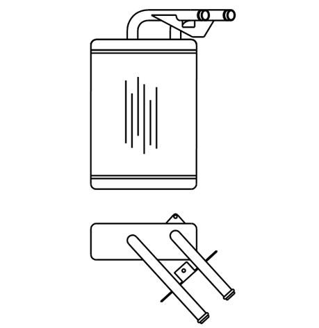 ford freda heater matrix