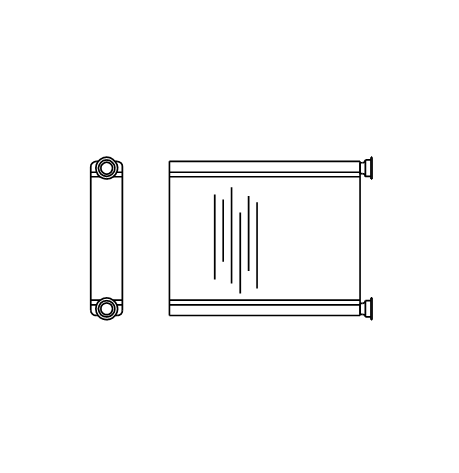 toyota heater matrix