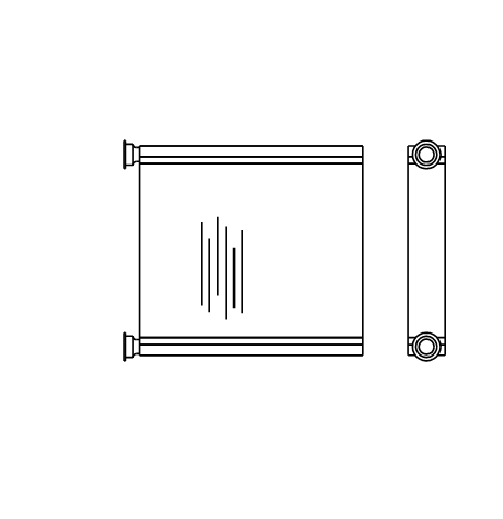 honda jazz heater matrix