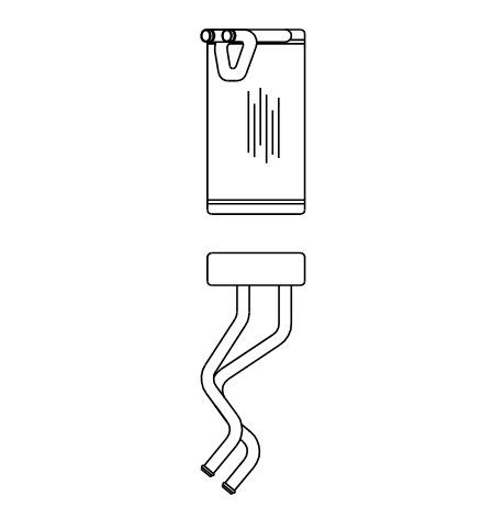 Heater Matrix - Nissan - Pathfinder 