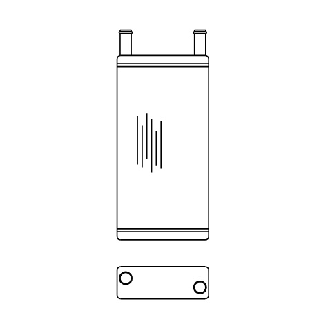 Volvo B7TL heater matrix