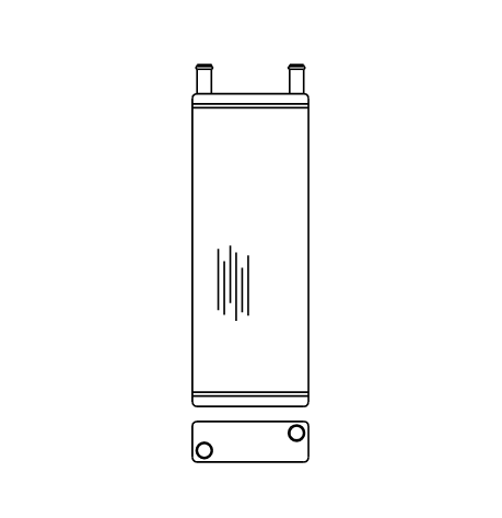 DAF DB250 heater matrix