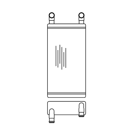 Alexander dennis E400 heater matrix