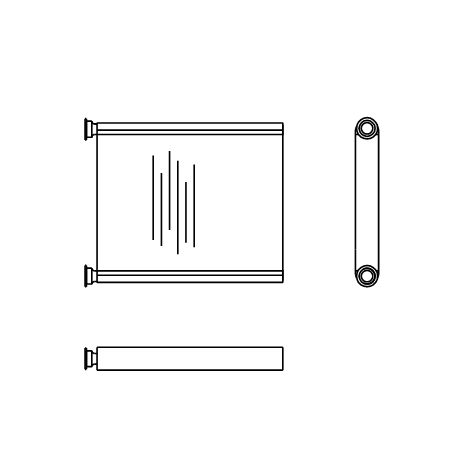 Auris heater matrix