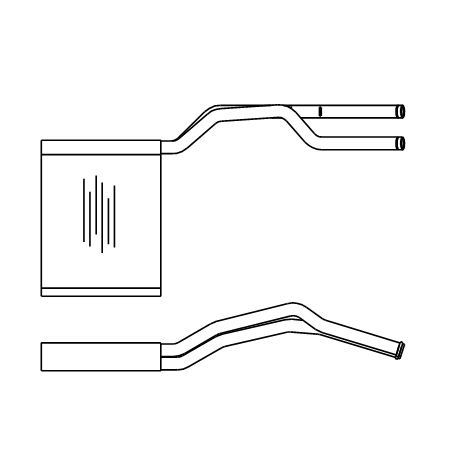 Heater Matrix - Ford - Mondeo Mk4 2007 onwards - 21105