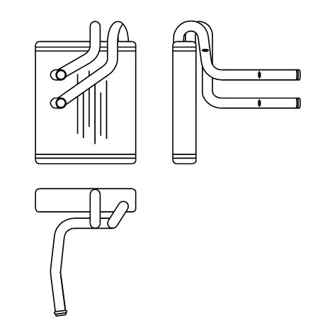 Heater Matrix - Mazda - E2200 1999on - 20958