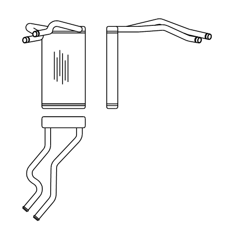 nissan navara heater matrix