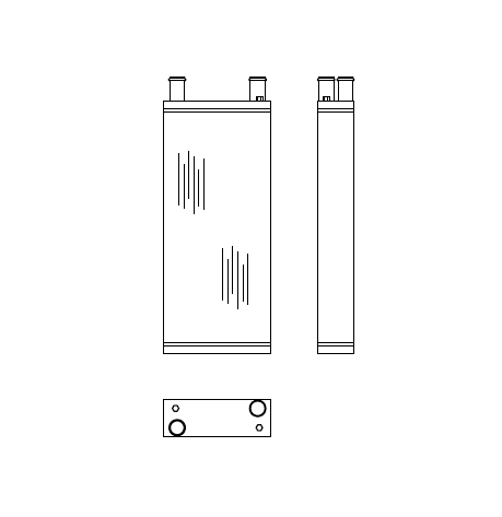 Heater Matrix - Bus - Volvo B series B7L - 20988